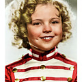 Shirley Temple Vintage Photo Colorized 